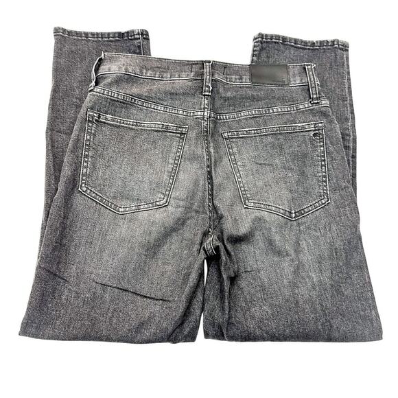 Madewell The Perfect Vintage Crop Jean Charcoal Black Zip Fly Denim Size 27 - Picture 5 of 8